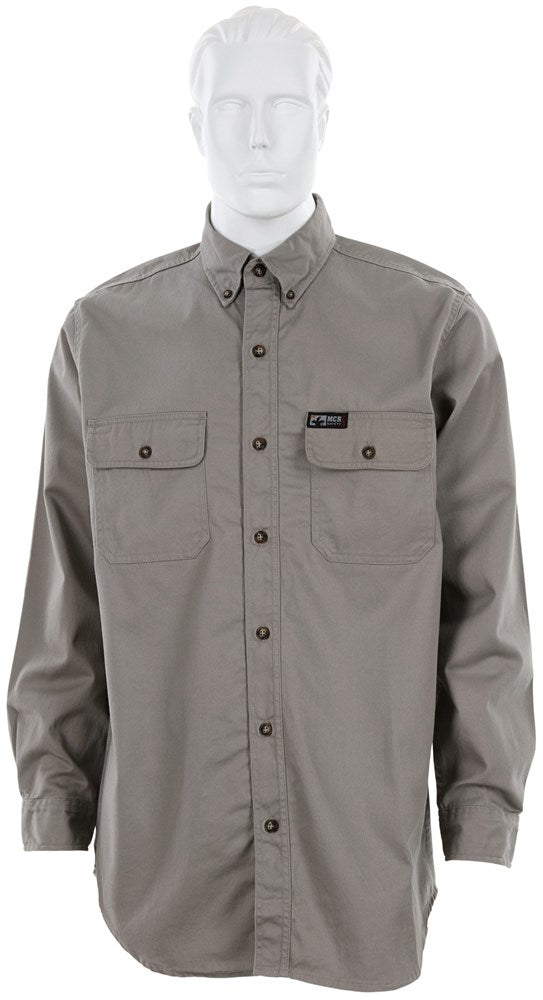 FR Long Sleeve Button Up S1 - Gray