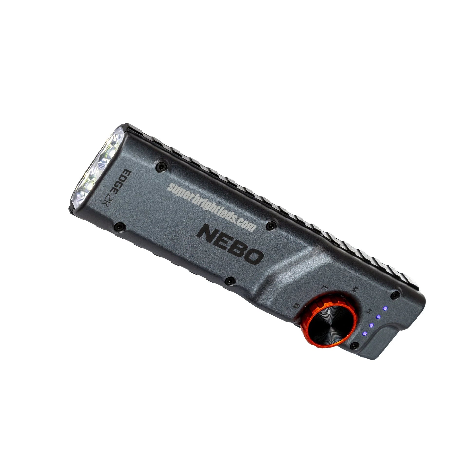nebo csi edge 50 flashlight LUXTREME SL50 Spotlight Its slim profile includes an integrated pocket clip for deep carry concealment and provides reliable retention when attached to a vest EDC Tactical Torch New Edge