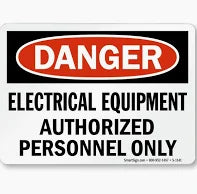 Danger - Electrical Equipment