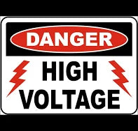 Danger - High Voltage Shock Hazard